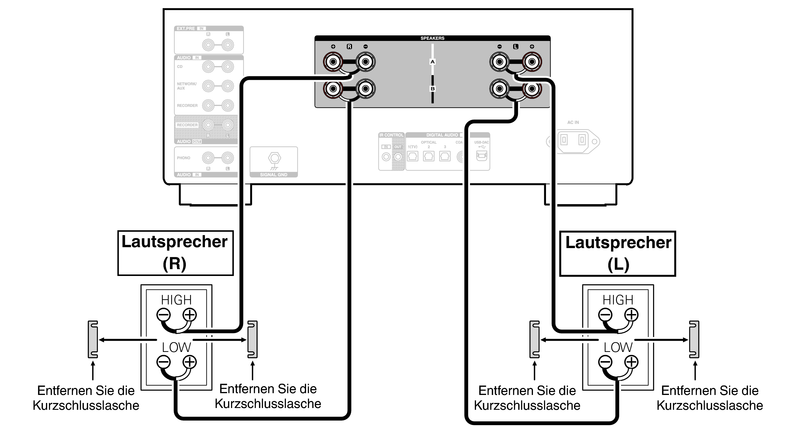 Conne biwiring PMA3000NE